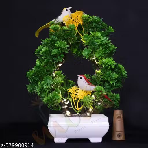 LED Artificial Bonsai Tree Lamp with Birds | Decorative Night Light for Home Décor