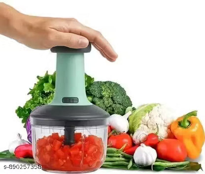 3-in-1 Kitchen Combo Set | Push Chopper, Potato Masher & 5-Blade Vegetable Cutter